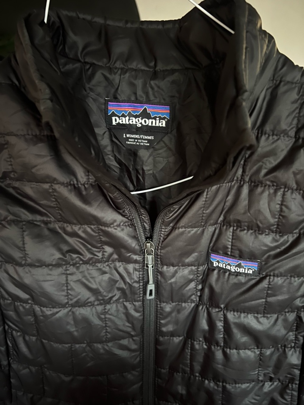 Patagonia women’s Black nano vest size L - Picture 4 of 4